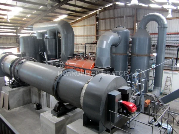 industrial waste rotary kiln incinerator