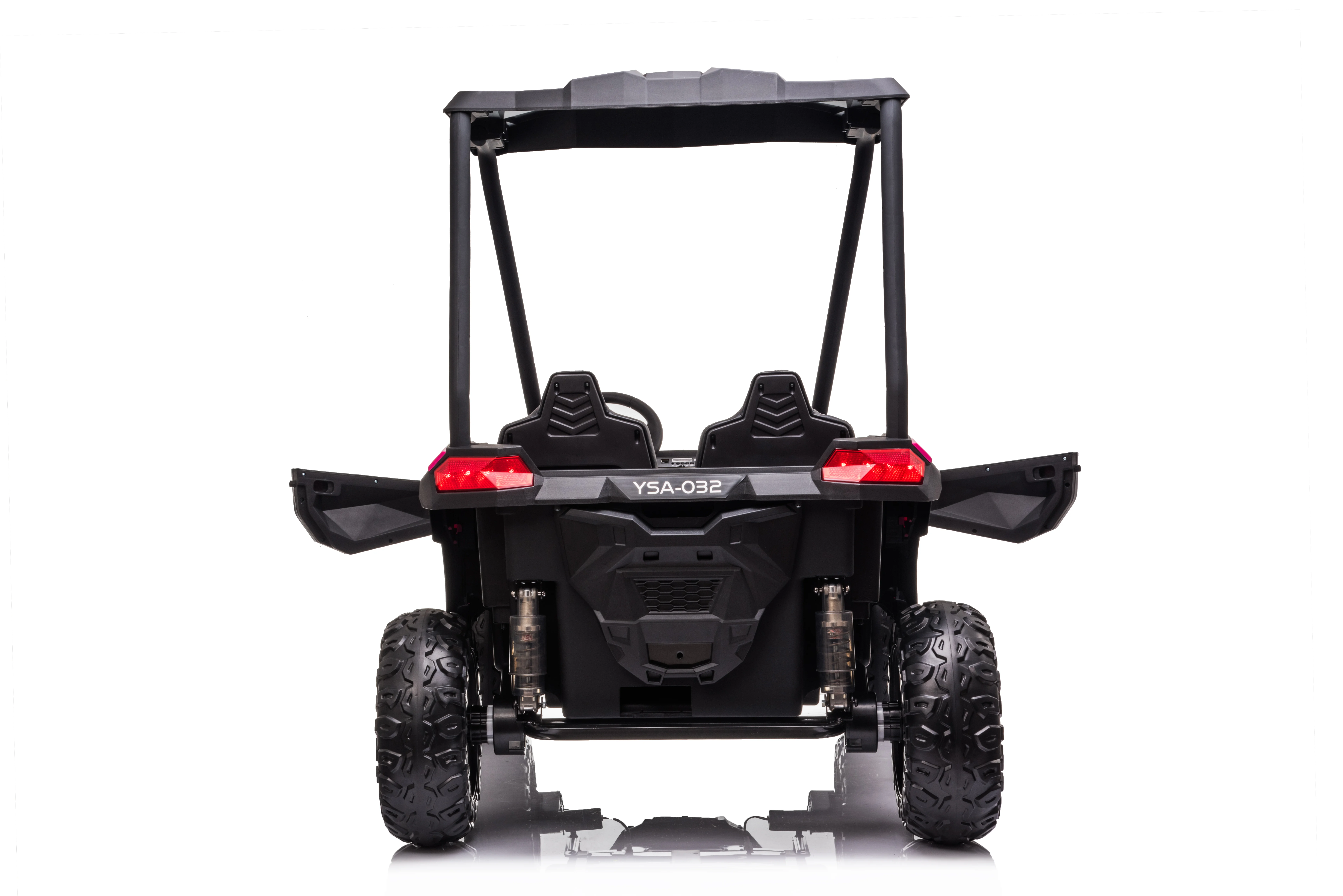 親子雙座電動車帶棚