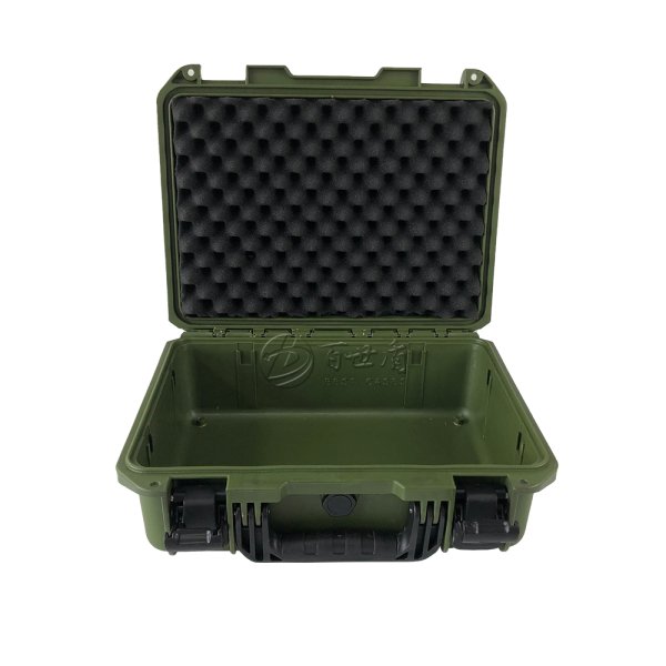 百世盾PP塑料箱M6250安全防護箱手提款（軍綠色）