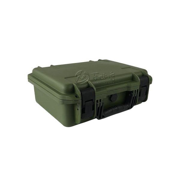 百世盾PP塑料箱M6250安全防護箱手提款（軍綠色）