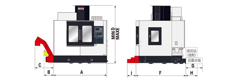 high-speed servo tool magazine CNC VMC milling machine