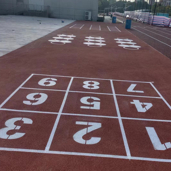 上海松江閔行航發休閑運動場塑膠跑道