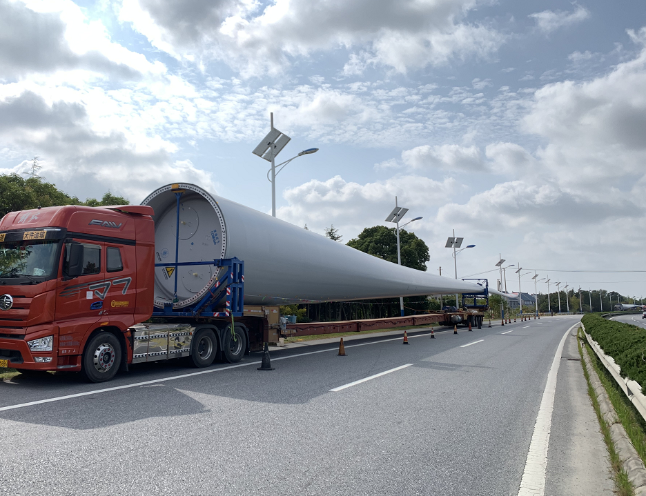 金風科技-南通到甘肅酒泉馬連井項目