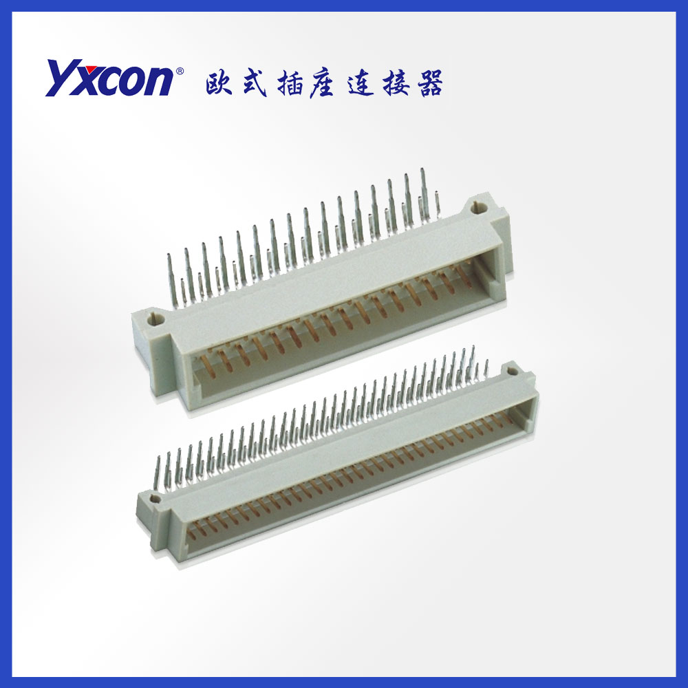  2.54歐式插座 三排 90度系列 Male/可按照客戶需求開模定制/高性能連接器/