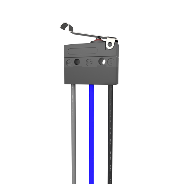 卡西明防水微動開關帶線三腳行程限位開關檢測叉車配件液壓升降