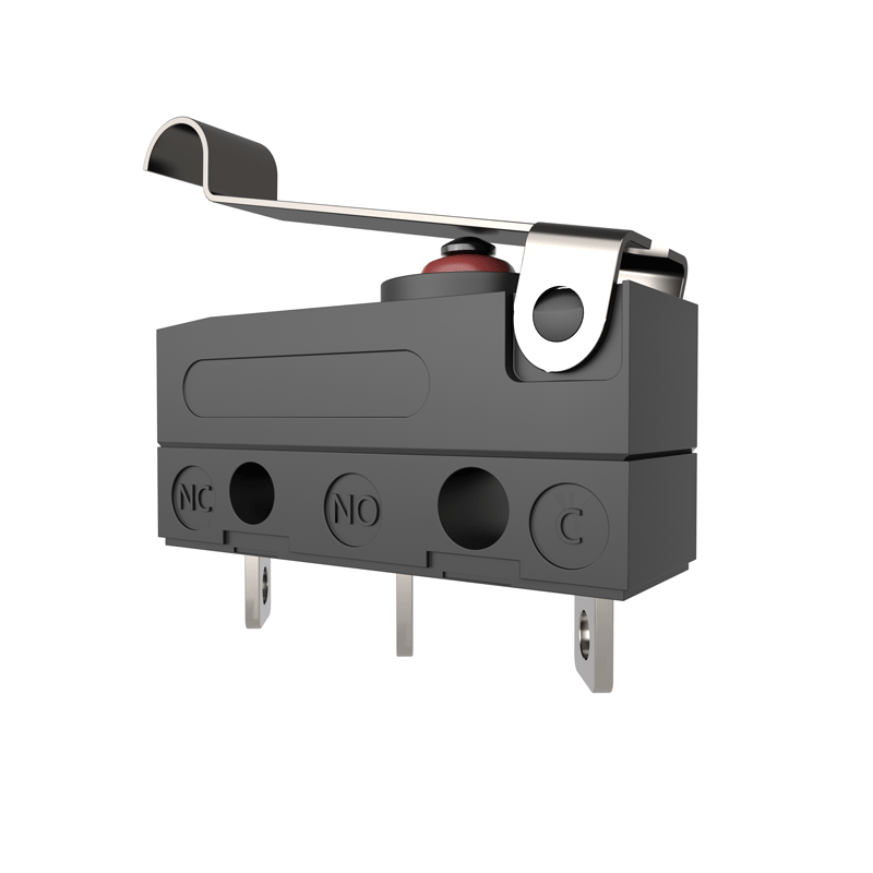 卡西明防水微動開關帶線三腳行程限位開關檢測叉車配件液壓升降