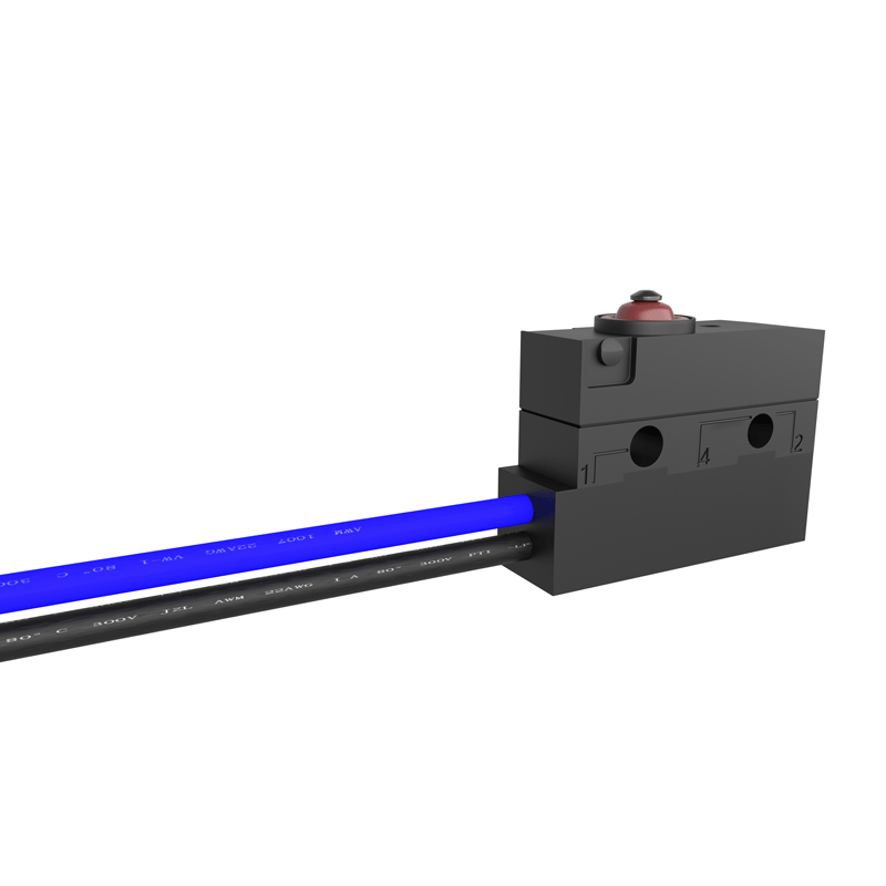 卡西明防水微動開關帶線三腳行程限位開關檢測叉車配件液壓升降