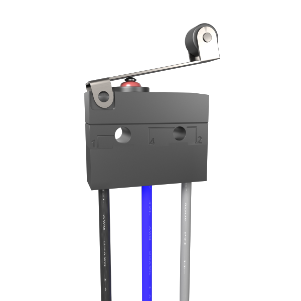 卡西明防水微動開關帶線三腳行程限位開關檢測叉車配件液壓升降