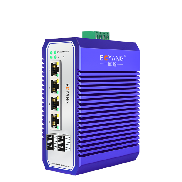 ?BY- ISMG204P 2光4電千兆工業(yè)交換機(jī)系列