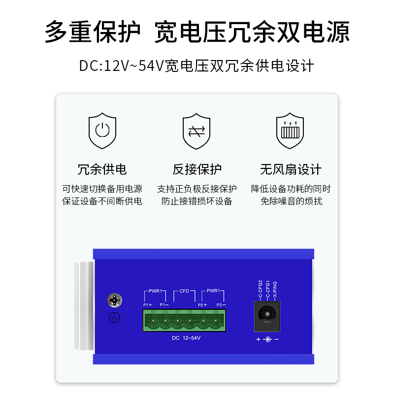 BY- ISUG101P 1光1電千兆工業(yè)交換機(jī)系列