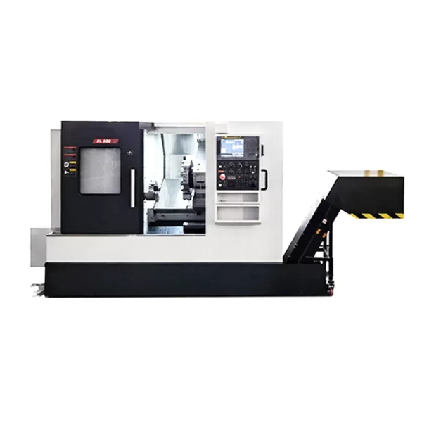 Slanted bed CNC lathe