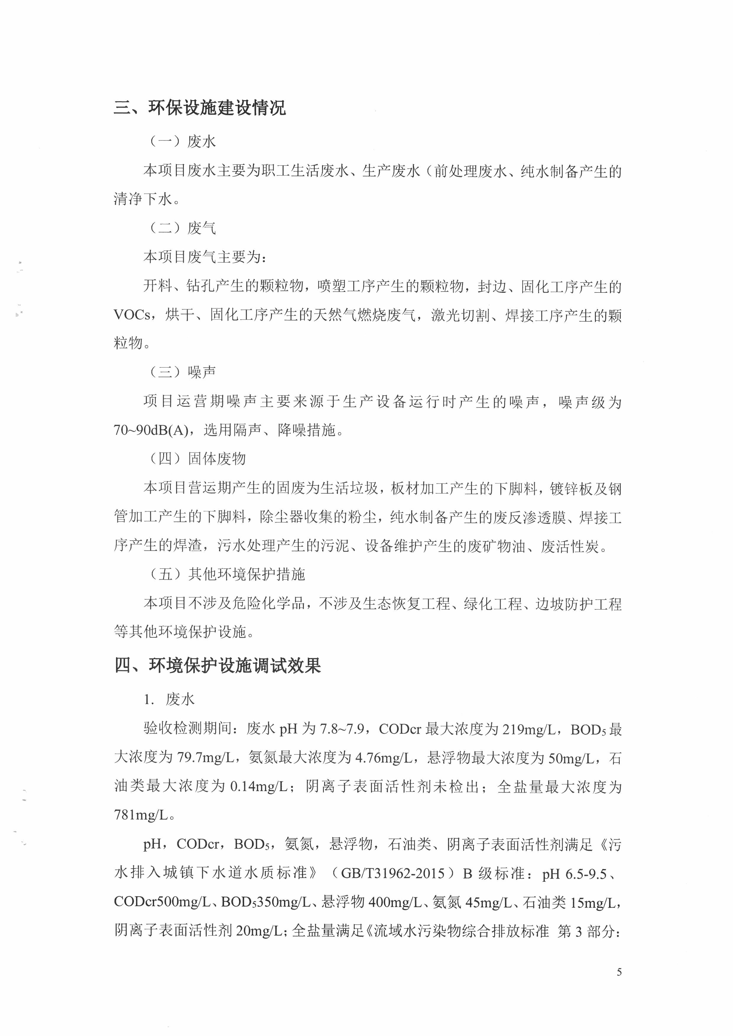 建設項目竣工環(huán)保驗收公示