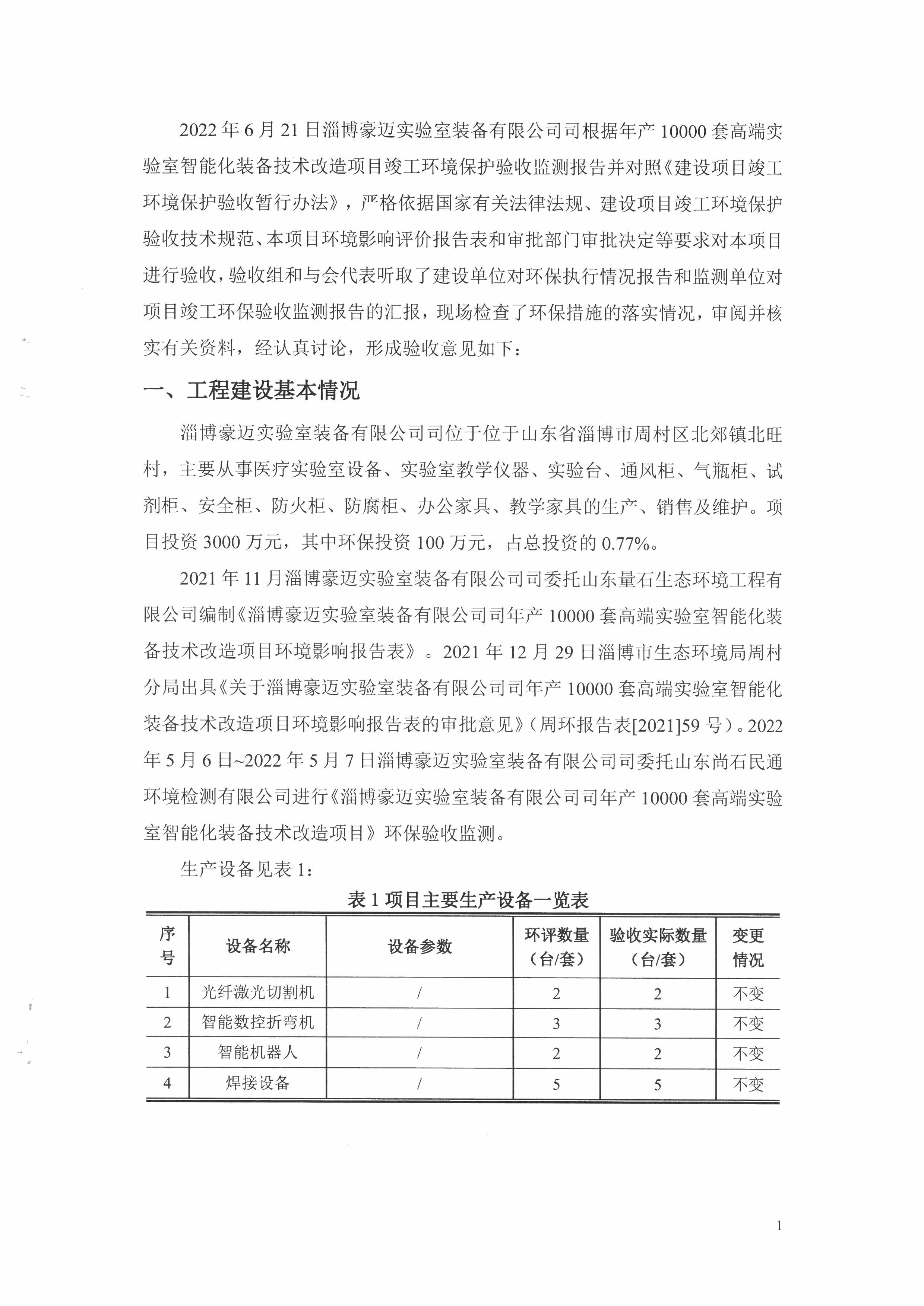 建設項目竣工環(huán)保驗收公示