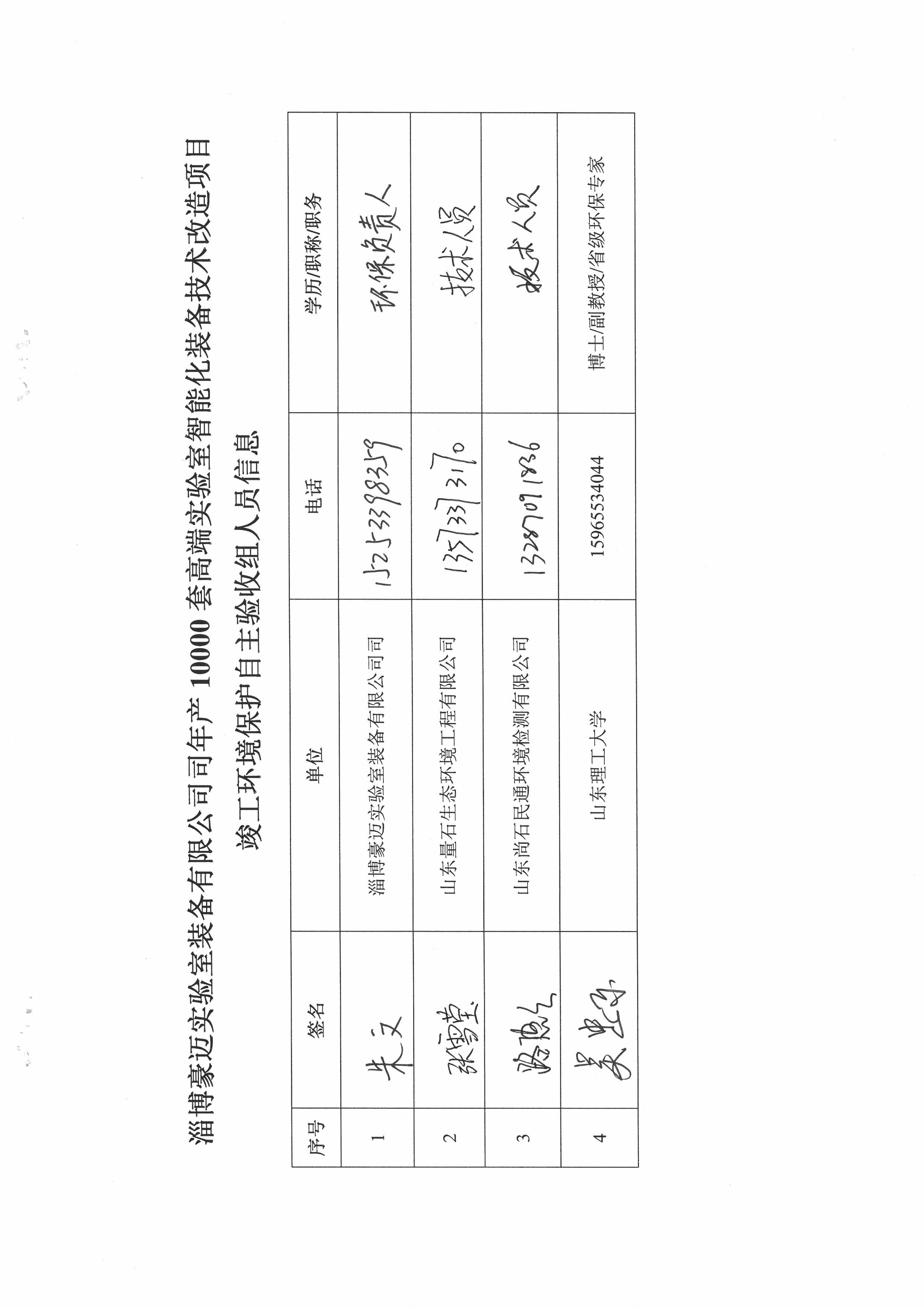建設項目竣工環(huán)保驗收公示