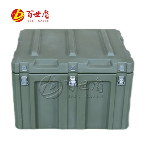 百世盾野戰(zhàn)滾塑箱消防救援器材箱物資運輸箱儀器儲運箱塑料給養(yǎng)單元箱空投箱 700*600*500