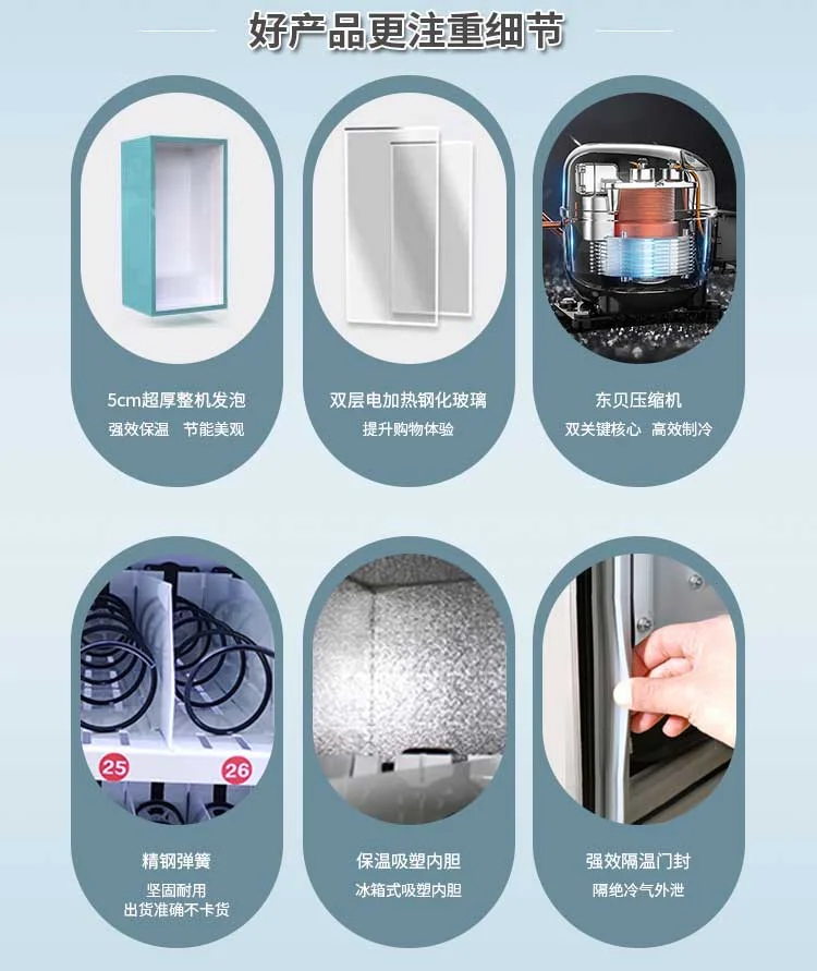 自動售貨機的產(chǎn)品細節(jié)