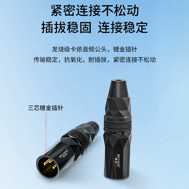 發(fā)燒級卡儂公音頻接頭