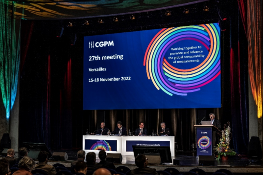 中国代表团出席第27届国际计量大会