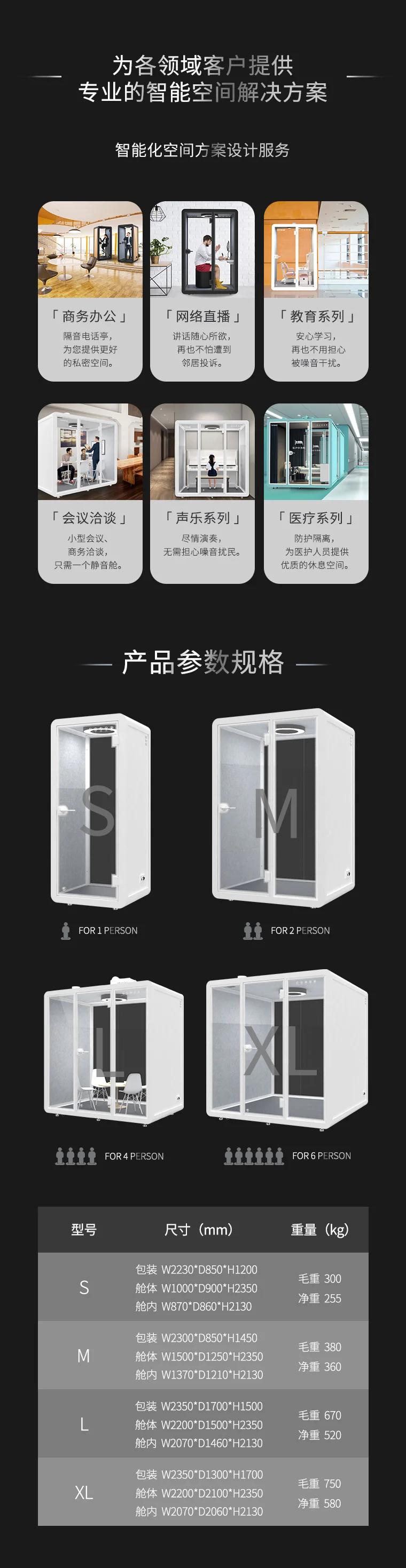 隔音艙學(xué)習(xí)室S碼詳情頁設(shè)計(jì)服務(wù)