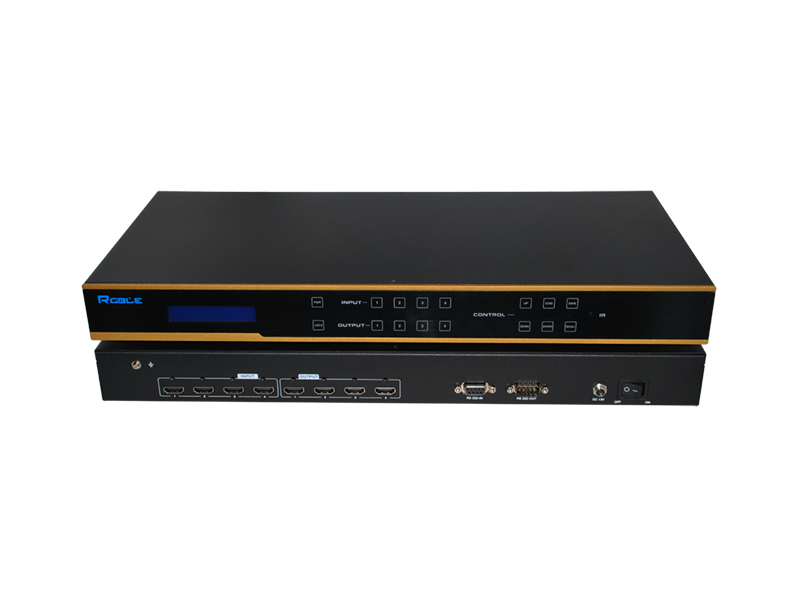 MHD-44H : 4進4出-HDMI-純矩陣