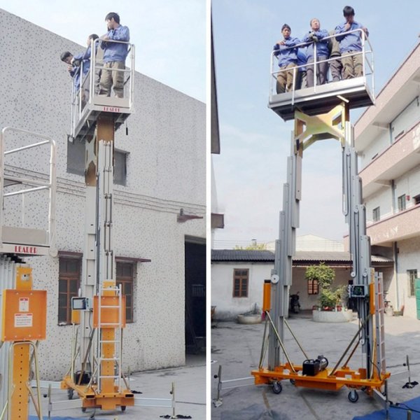 鋁合金雙桅桿升降機(jī)