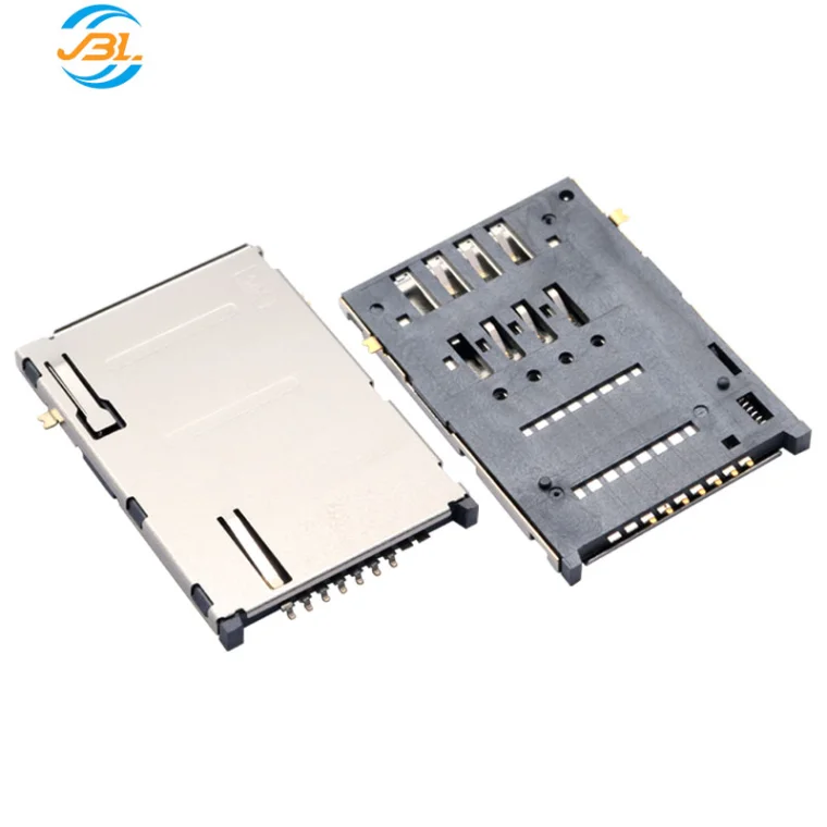 Chinese supplier nano sim card socket separate type connector SMT