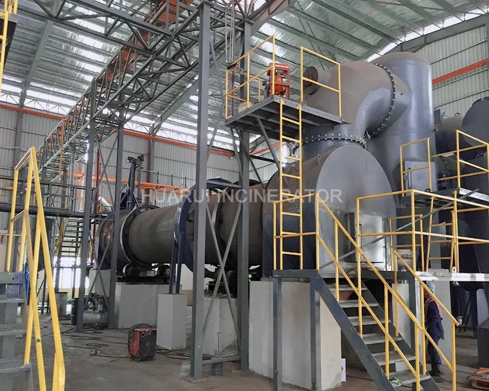 Industrial solid waste incineration center