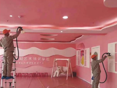 學(xué)校翻新涂裝案例