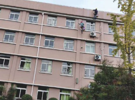 學(xué)校翻新涂裝案例