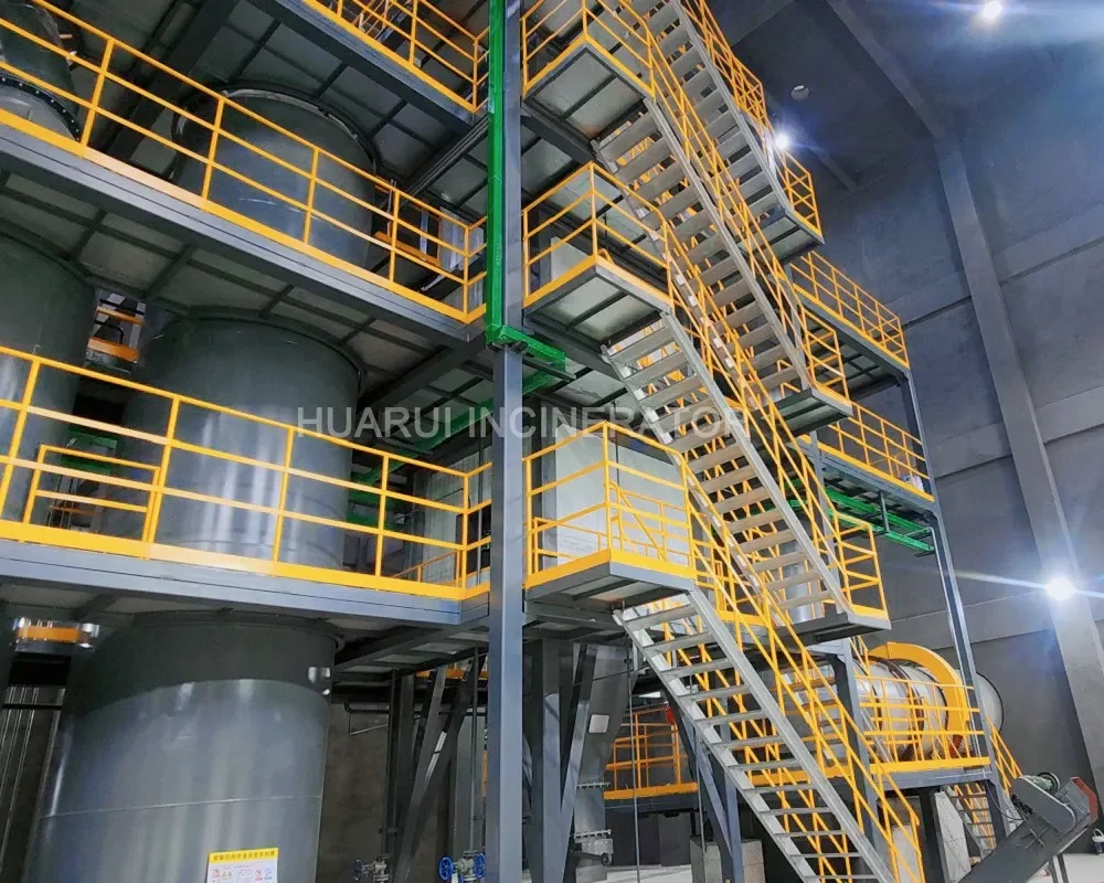 Rotary kiln incinerator medical waste centralized disposal project