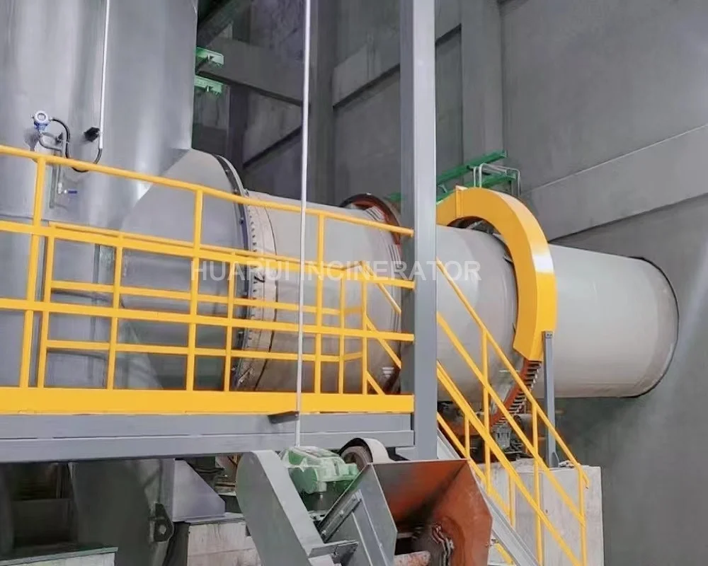 Rotary kiln incinerator medical waste centralized disposal project