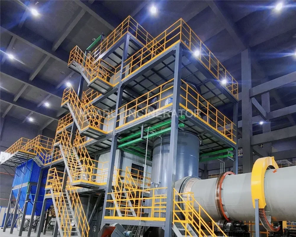 Rotary kiln incinerator medical waste centralized disposal project