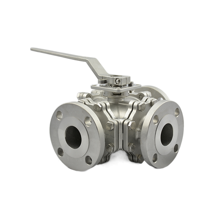 三通高平臺手動法蘭球閥