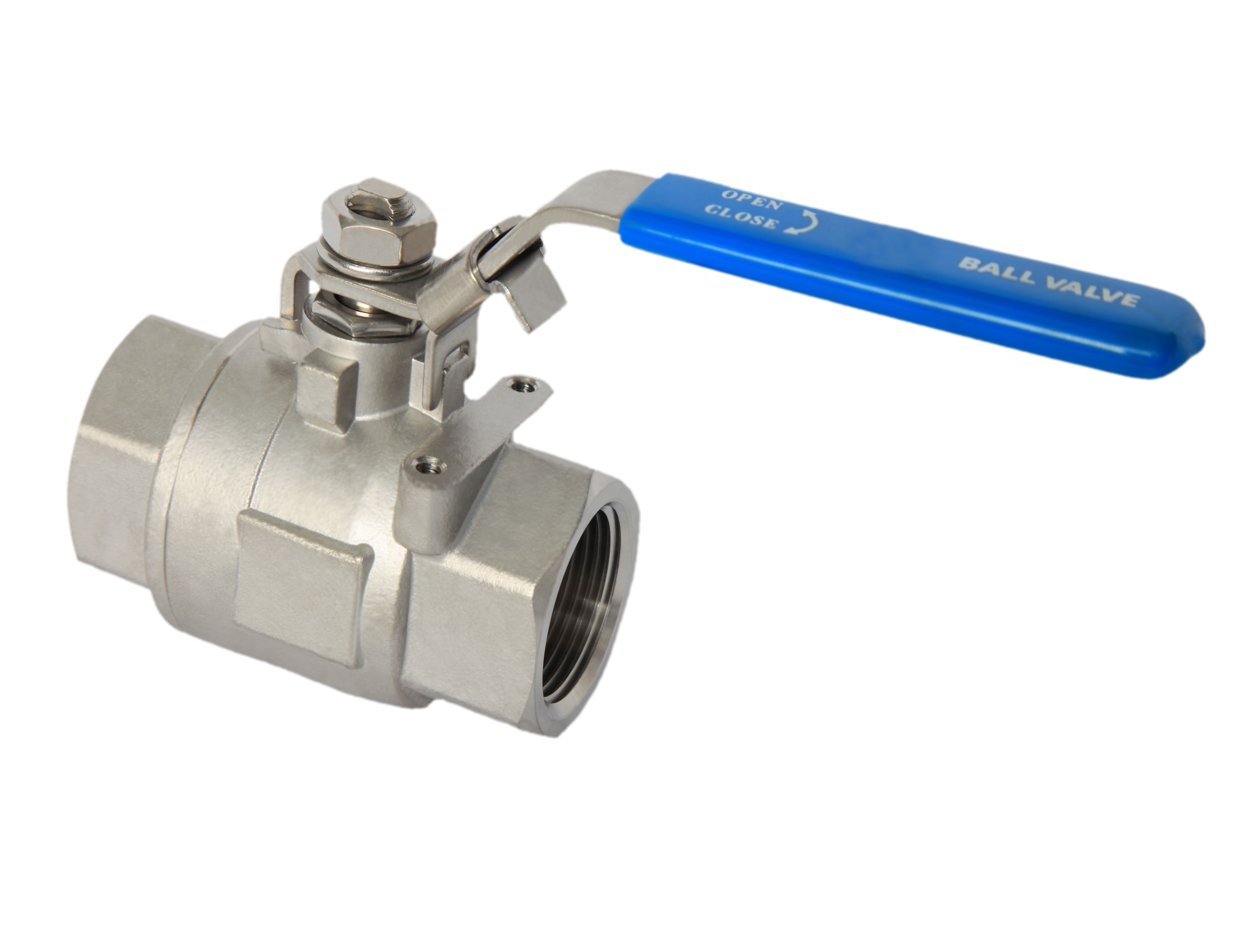 二片式低平臺手動螺紋球閥