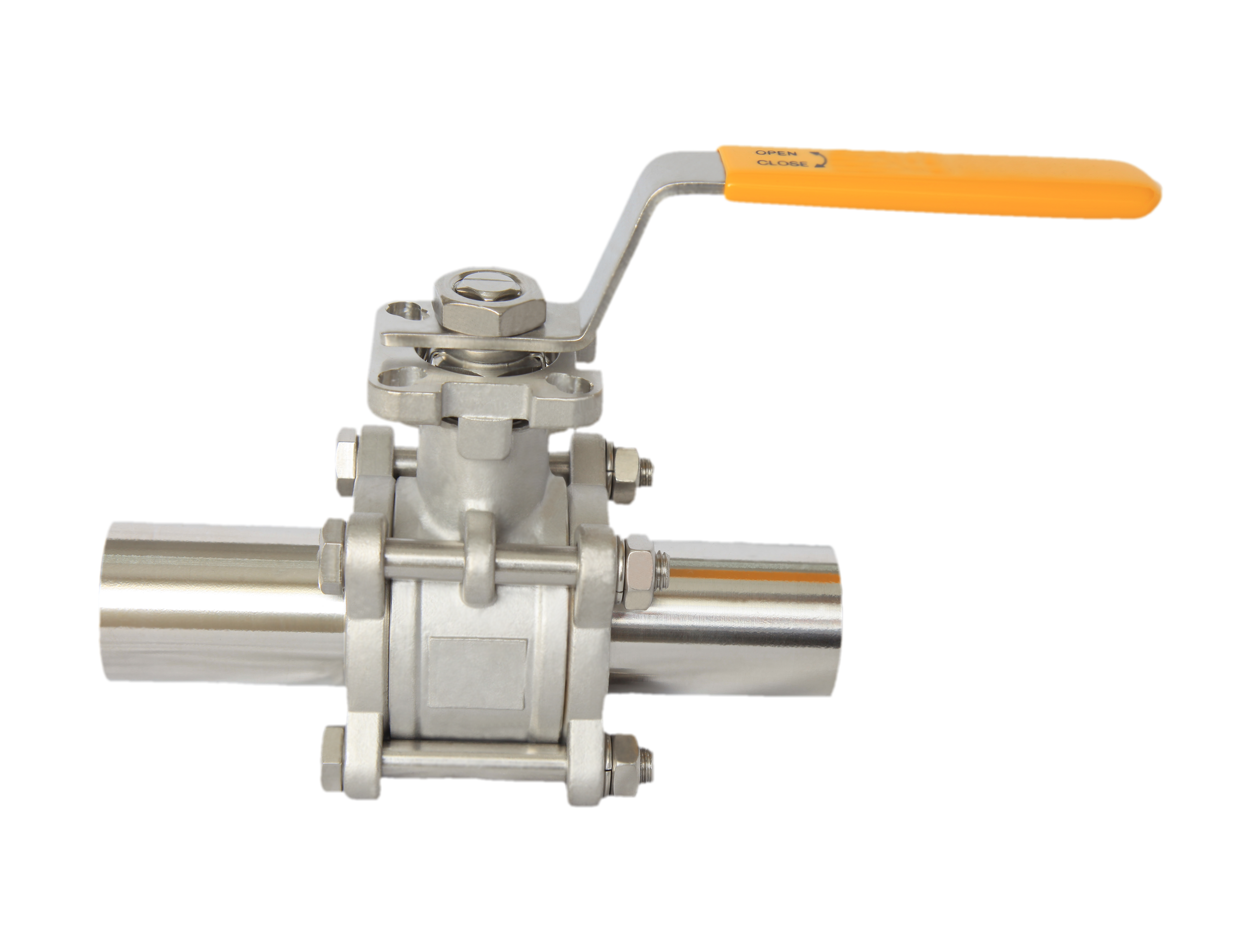 三片式加長版高平臺手動對焊球閥