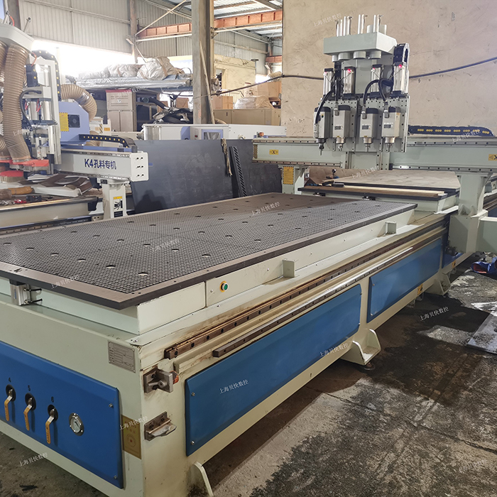 二手四工序開料機雙工位全屋定制衣柜浴柜下料機提供上門安裝調(diào)試培訓