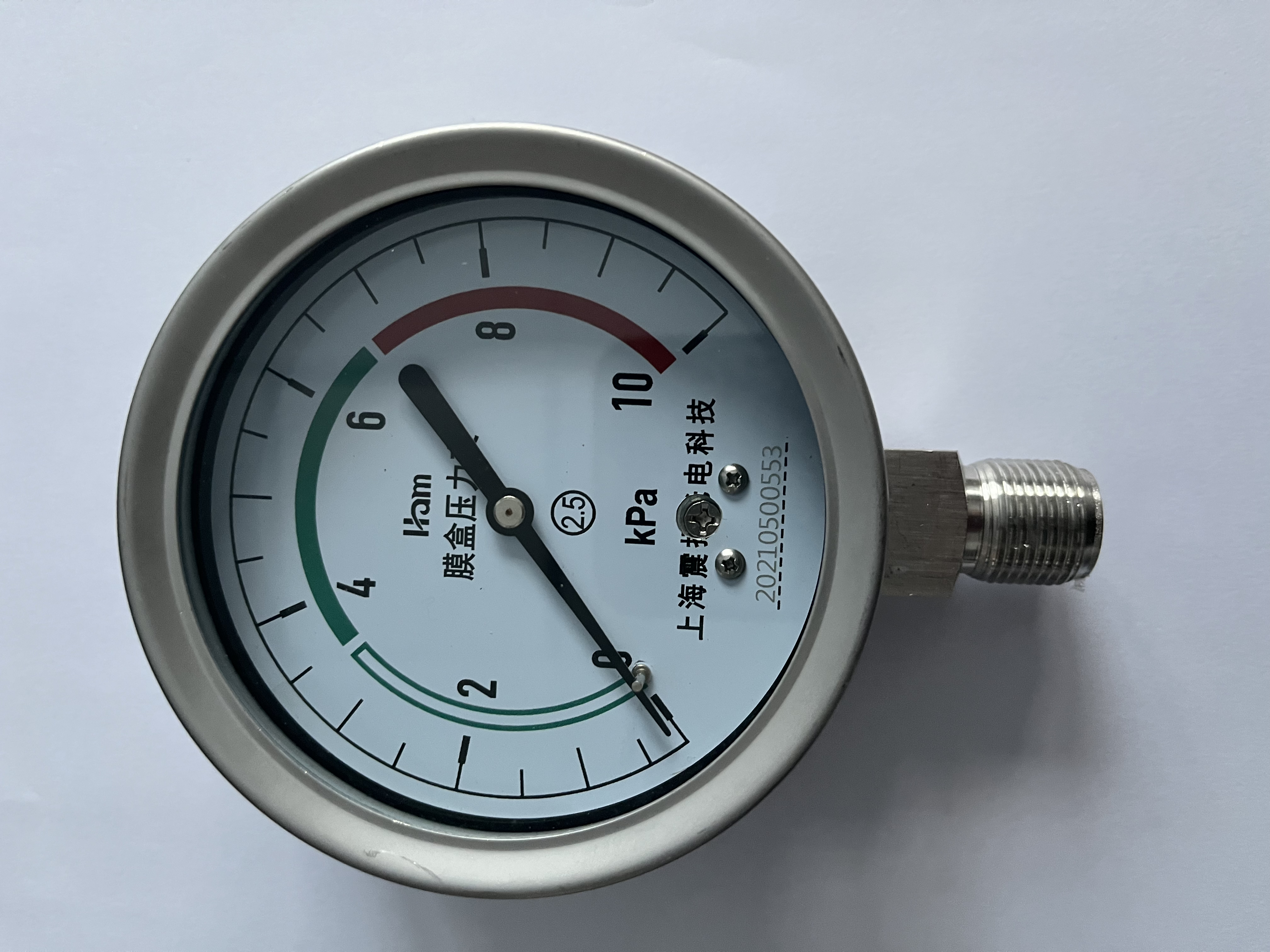 YE-BF不銹鋼膜盒壓力表