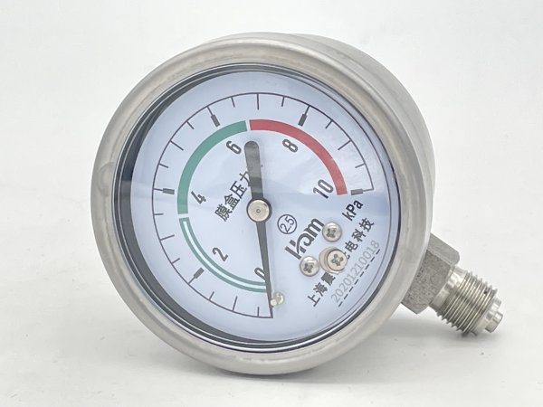 YE-BF不銹鋼膜盒壓力表