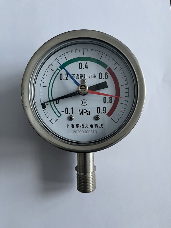 YD-BF雙針定位型壓力表