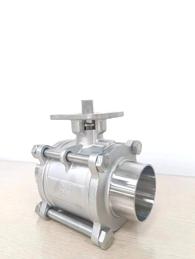 三片式高平臺對焊潔凈球閥