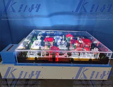 PJK48型污水處理廠平面布置模型