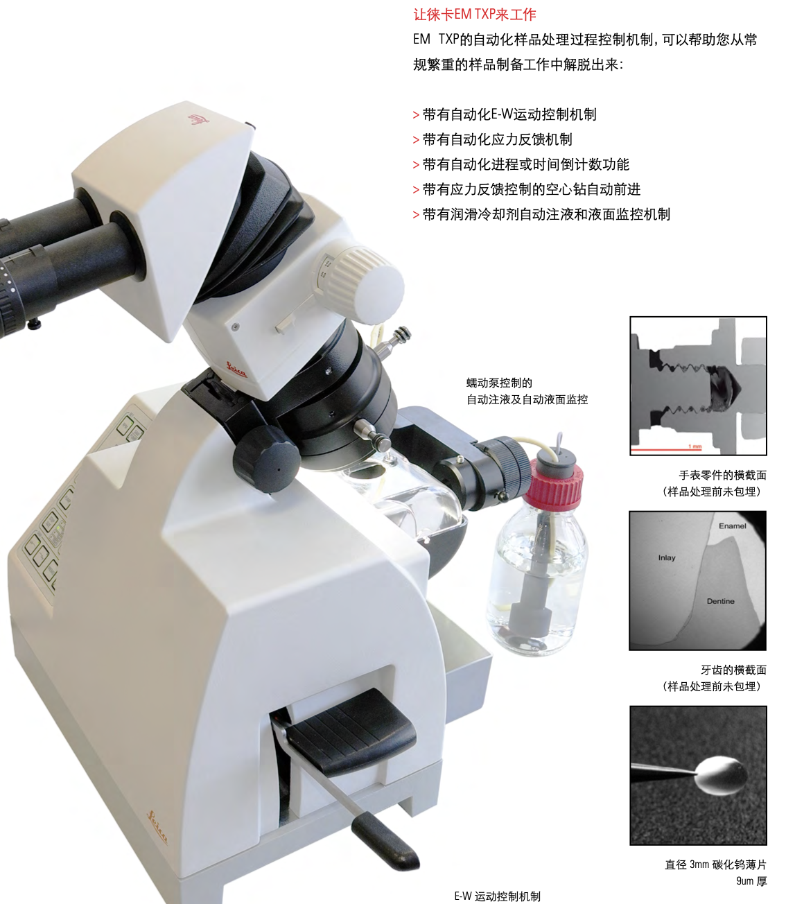 Leica EM TXP
全新精研一体机