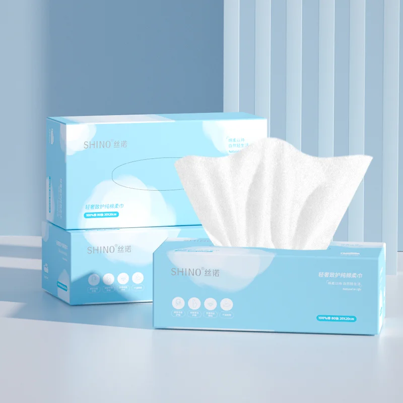 10540004新絲諾 輕奢致護(hù)純棉柔巾80抽
