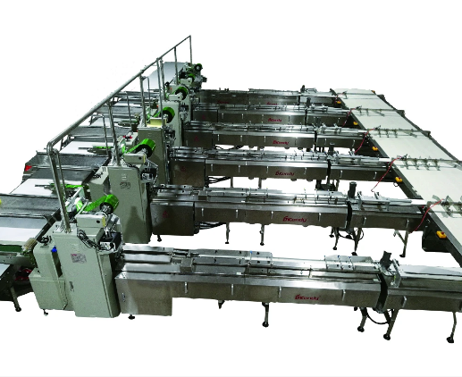 突破包裝效率瓶頸！永創的自動理料包裝線，讓餅干生產邁入 “智能速裝時代”