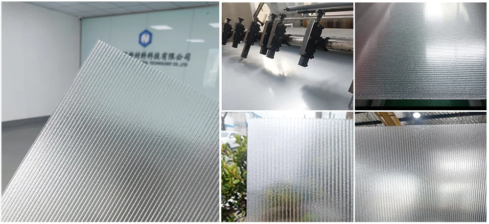 晶亮磨砂霧面中空陽光板