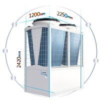 約克模塊式風(fēng)冷冷水/熱泵機(jī)組X-Power系列 YCAE-X智享型
