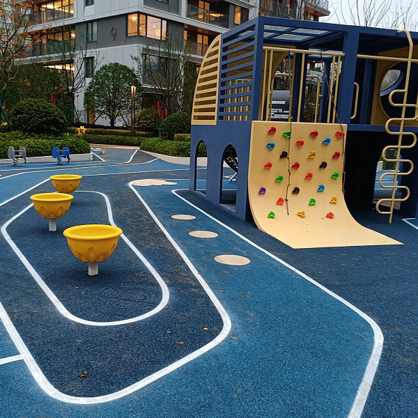 寧波江望悅府小區塑膠跑道