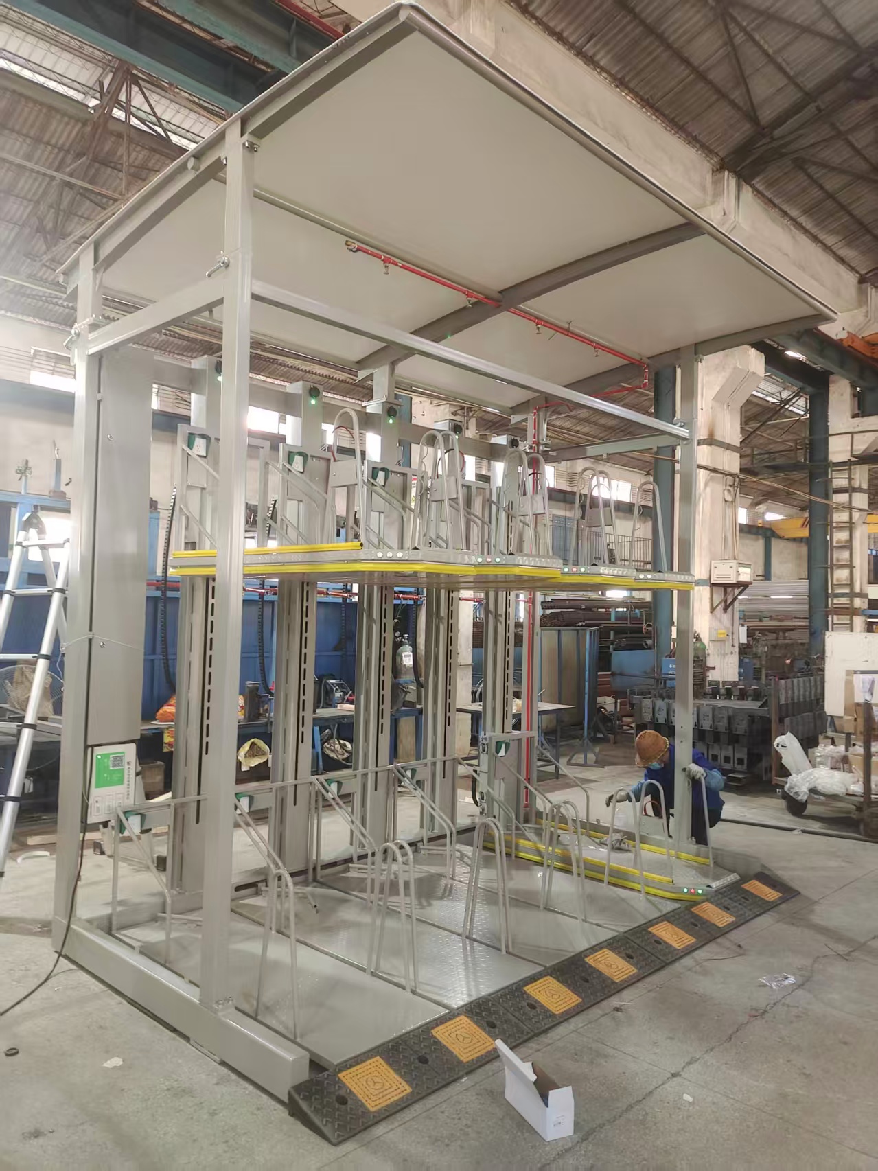 业鹏双轮车立体停车库加工厂
