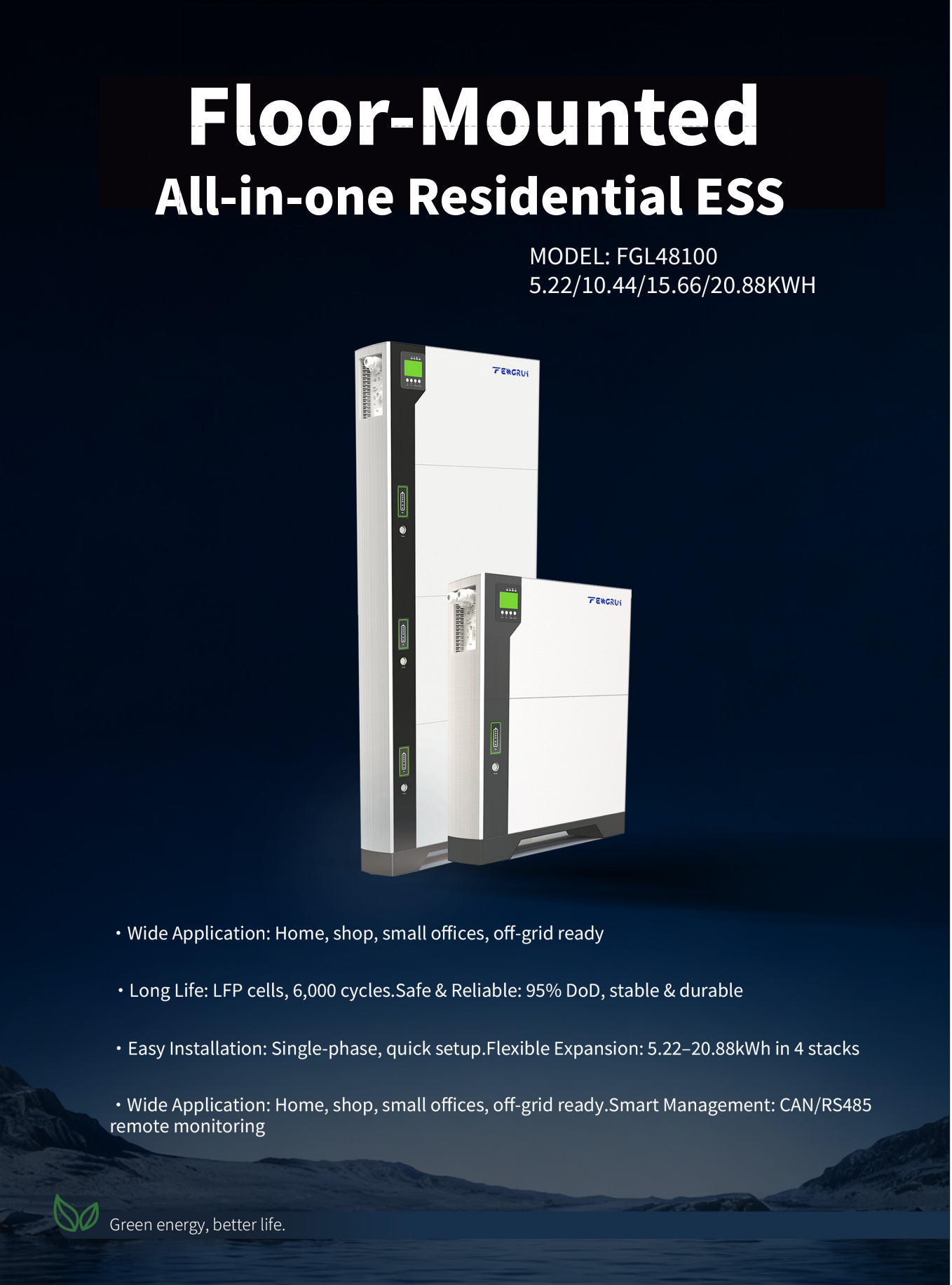 Ess Property Floor-MountedAll-in-one Residential ESS-Supplier in China | Xikun New ...