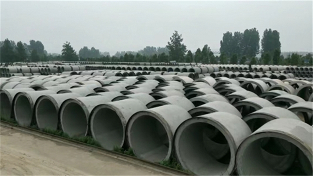 密封好的平口水泥管安裝,平口水泥管